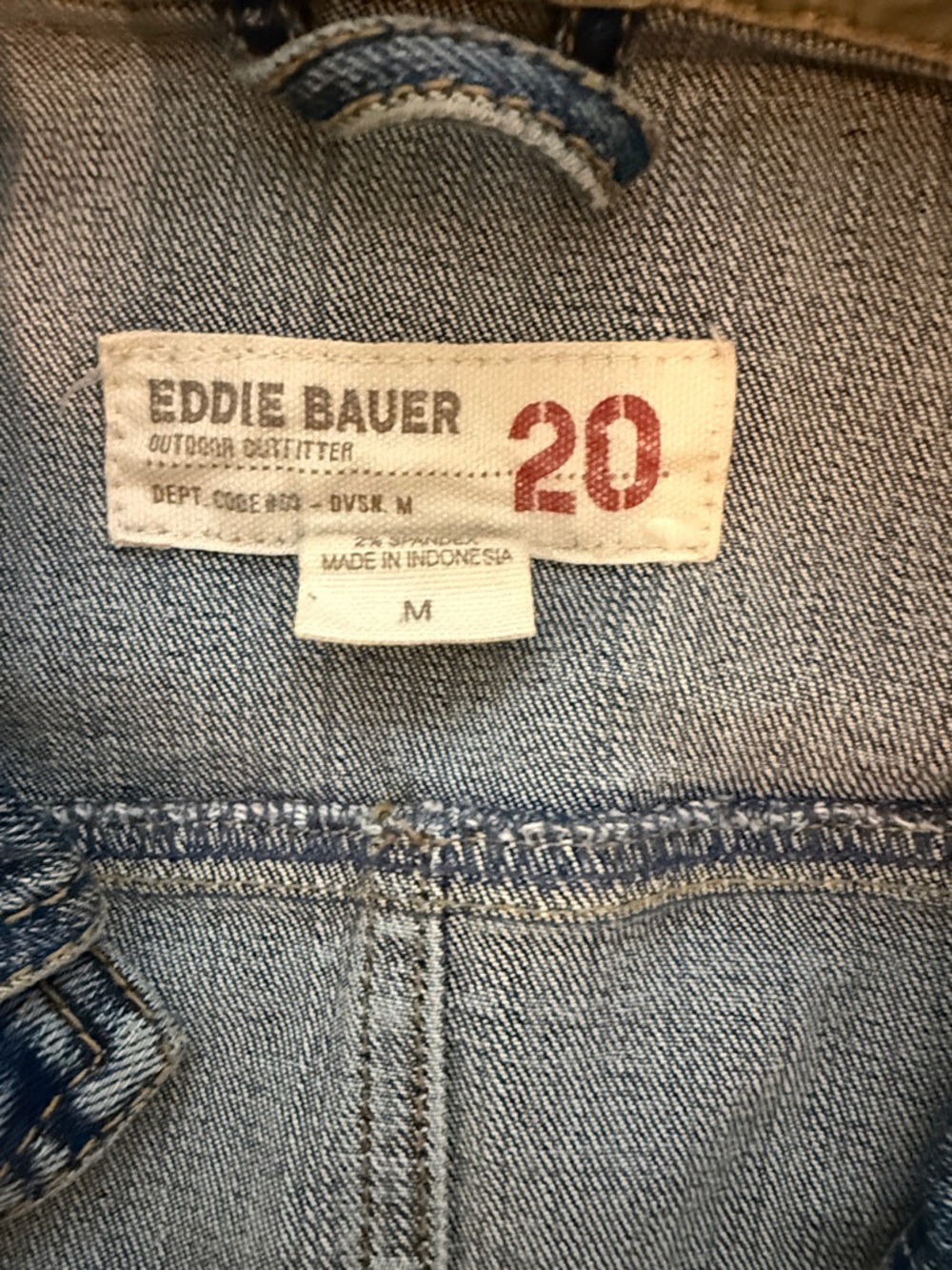 Handpainted Blue Denim Jacket - Picture 3 of 3